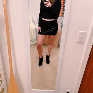 H&M Divided Glitter Mini Skirt EUC